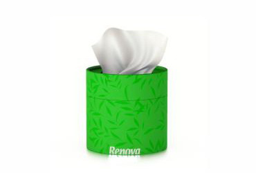 Grünes Hygienepapier