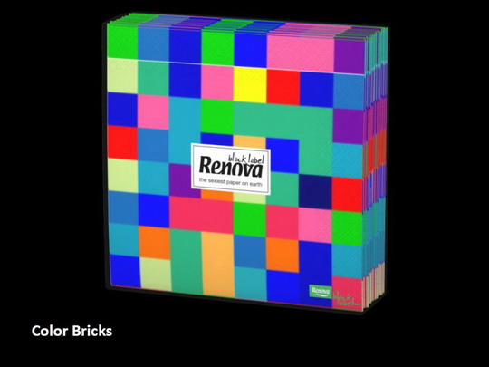 Renova Color Bricks Servietten